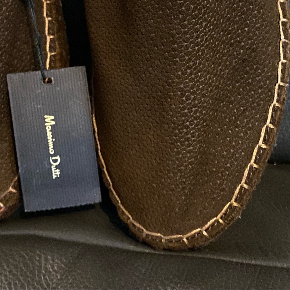 Unisex Massimo Dutti SUEDE Espadrille Loafers /Flats•Made in Spain 🇪🇸 - Picture 5 of 8